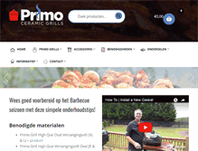 Tablet Screenshot of primogrill.nl